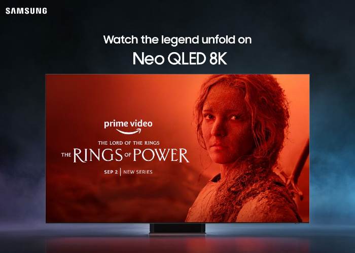 سامسونج تقدم مسلسل” The Lord of the Rings: Rings of Power “  بدقة 8K