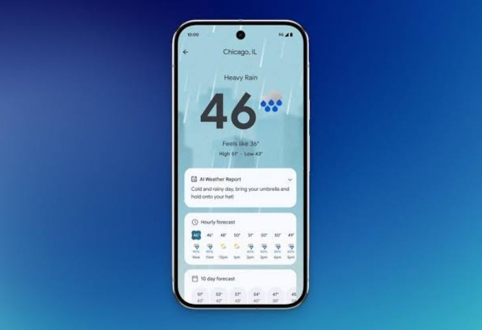 جوجل تطرح تطبيق Pixel Weather للشعور بالطقس عبر الهزازات