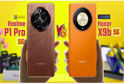 مقارنة بين هاتف ريلمي Realme P1 Pro وهاتف هونر Honor X9b