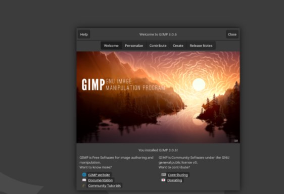 تحديث GIMP 3.0.6 