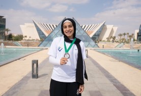 جامعة مصر للمعلوماتية تهنئ يوسف شامل بذهبية كاس مصر للمبارزة ودانة محمد بالبرونزية