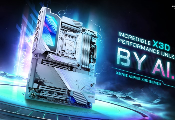 لوحات GIGABYTE X870E AORUS X3D