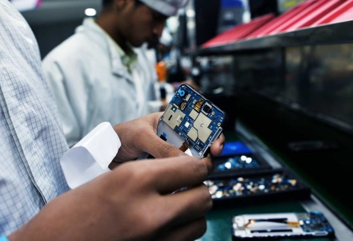 تصنيع الهواتف الذكية