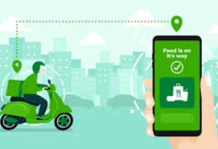 مشروع تطبيق توصيل الطلبات