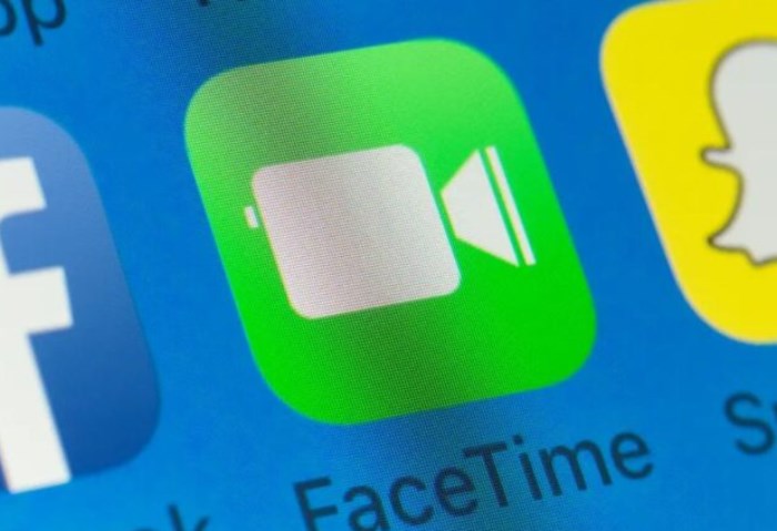 فيس تايم وسناب شات