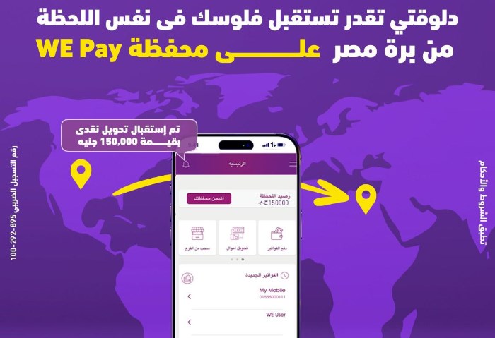 محفظة WE Pay محفظة WE Pay