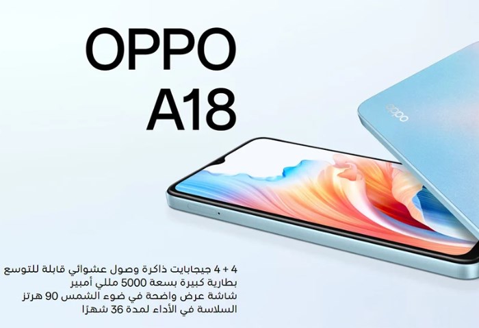 أوبو A18