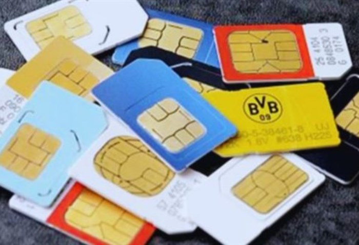شرائح SIM شرائح SIM