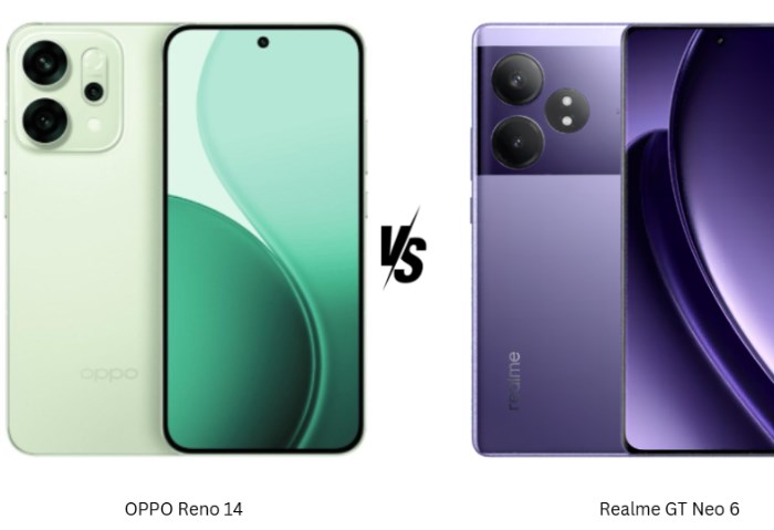OPPO Reno 14 5G وRealme GT Neo 6