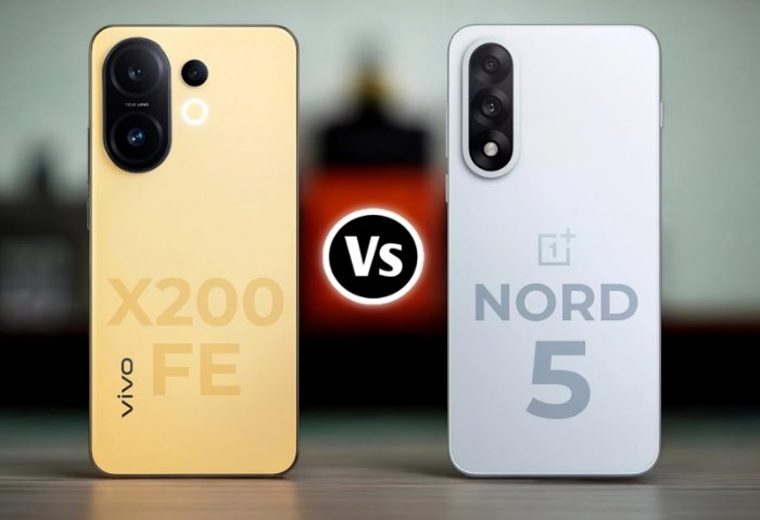 Vivo X200 FE وOnePlus Nord 5