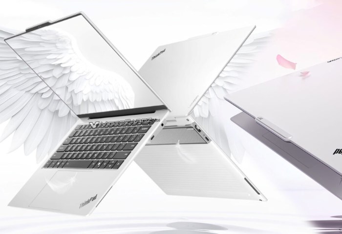 حاسب ThinkPad X9 Aura Edition باللون الأبيض الأنيق حاسب ThinkPad X9 Aura Edition باللون الأبيض الأنيق