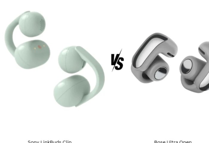 Sony LinkBuds Clip وBose Ultra Open
