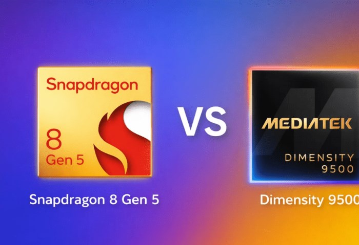 Snapdragon 8 Gen 5 وDimensity 9500