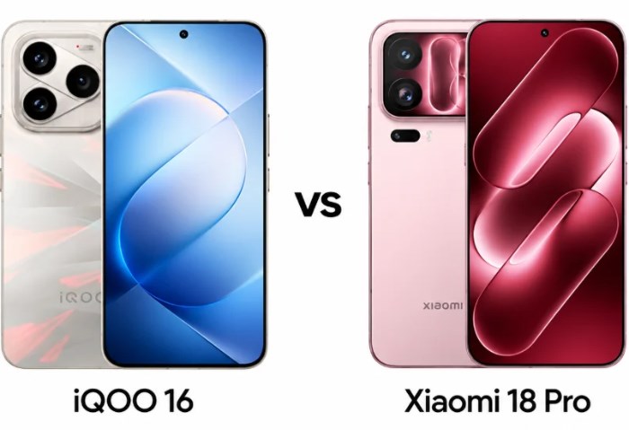 iQOO 16 vs Xiaomi 18 Pro