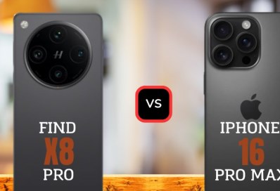 iPhone 16 Pro Max وهاتف Oppo Find X8 Pro