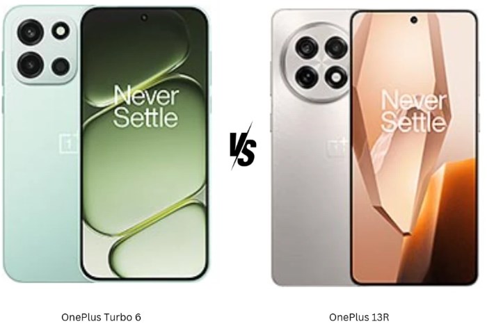 OnePlus Turbo 6 و OnePlus 13R
