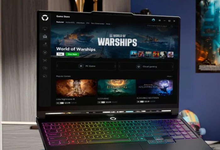 لابتوب ألعاب جديد