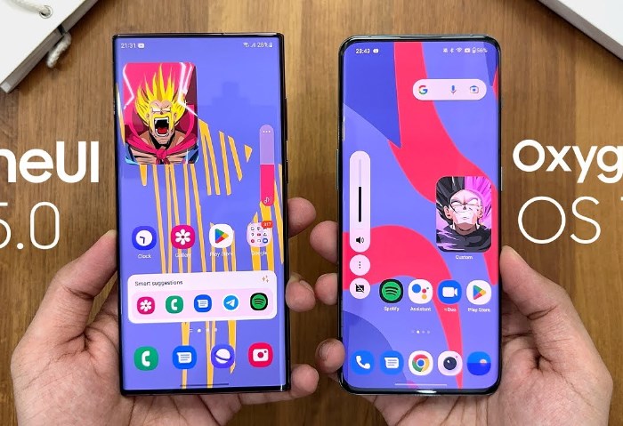 OxygenOS و One UI