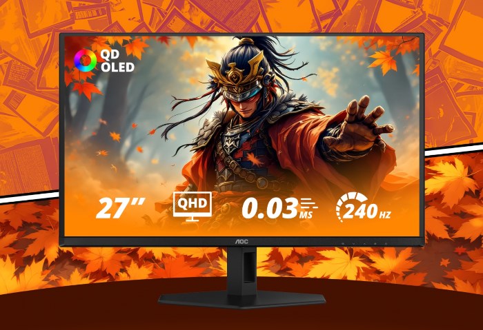 شاشة AOC QD-OLED