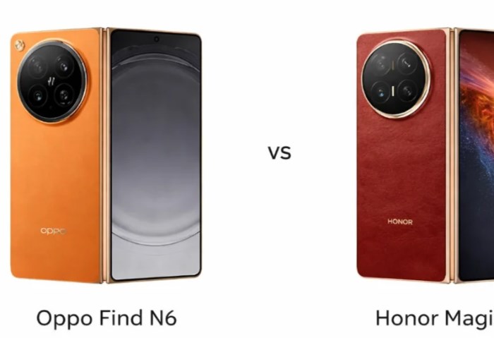 Oppo Find N6 و Honor Magic V6