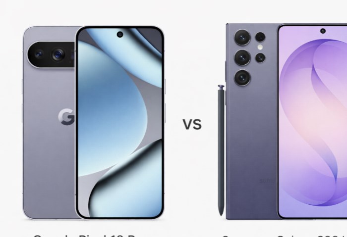 جوجل بيكسل 10 برو مقابل جالاكسي إس 26 ألترا