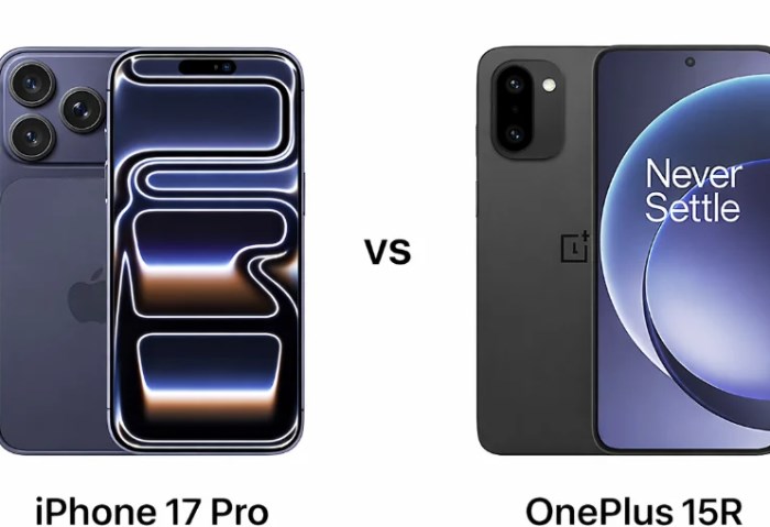  iPhone 17 Pro و OnePlus 15R