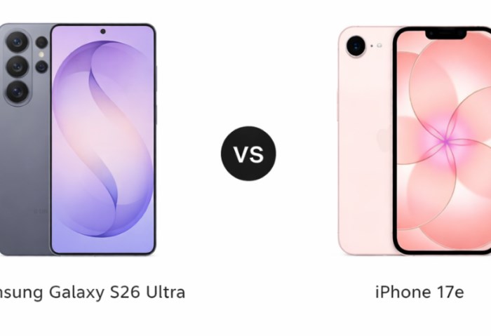 Samsung Galaxy S26 Ultra vs iPhone 17e