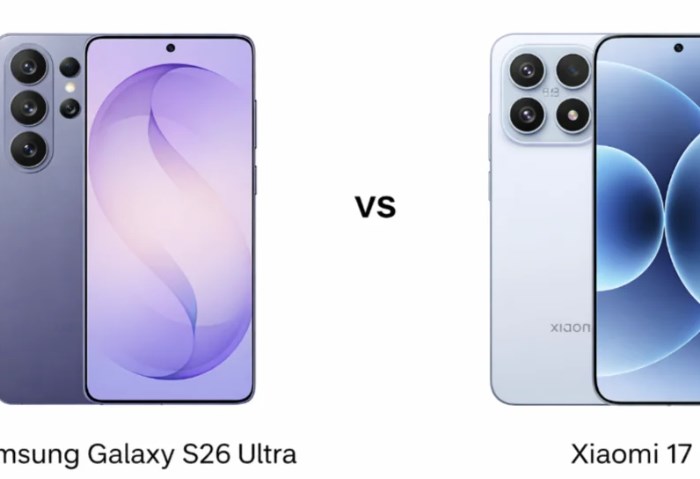 Samsung Galaxy S26 Ultra وXiaomi 17