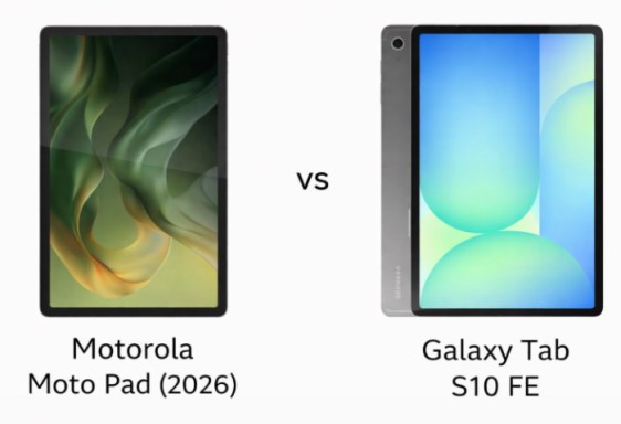 Moto Pad 2026 vs Samsung Galaxy Tab S10 FE