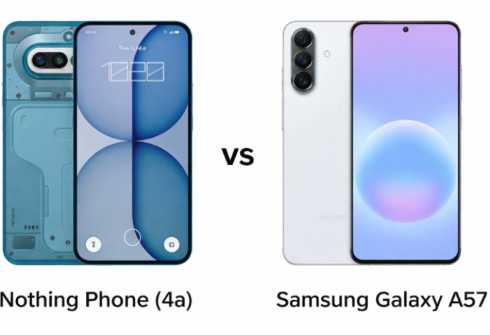 Nothing Phone (4a) vs Samsung Galaxy A57