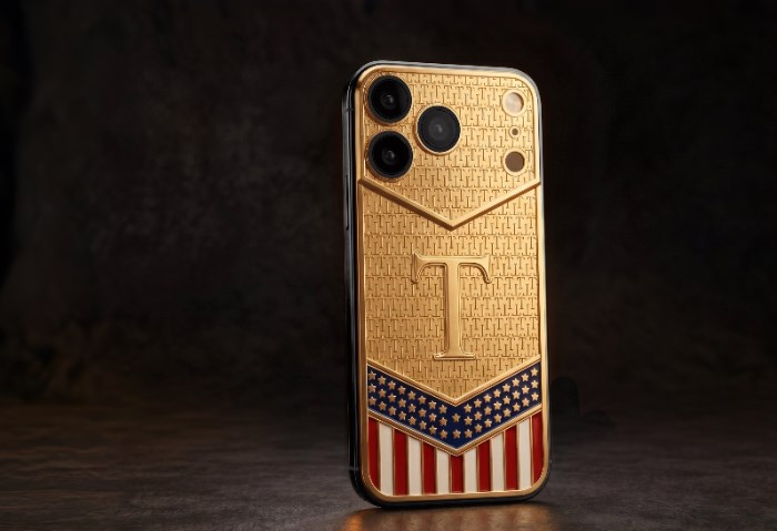 gold-plated iPhone 17 Pro
