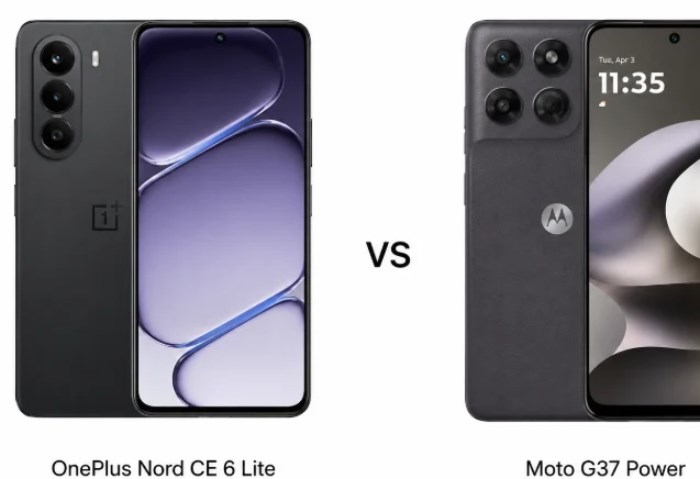 OnePlus Nord CE 6 Lite vs Moto G37 Power
