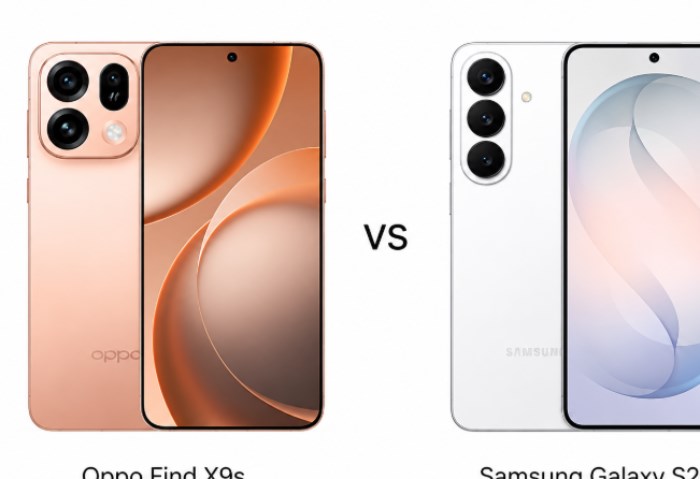 Oppo Find X9s vs Samsung Galaxy S26