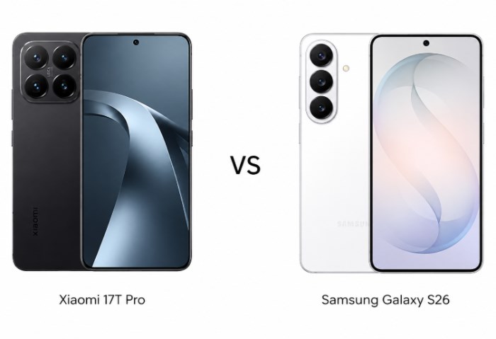Xiaomi 17T Pro vs Samsung Galaxy S26