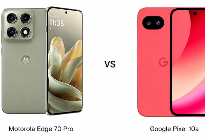 Motorola Edge 70 Pro vs Google Pixel 10a