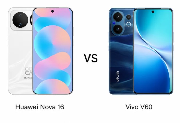 Huawei Nova 16 vs Vivo V60