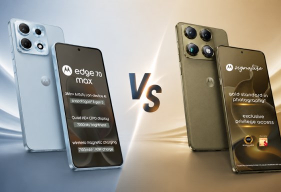 Motorola Edge 70 Max vs Motorola Signature