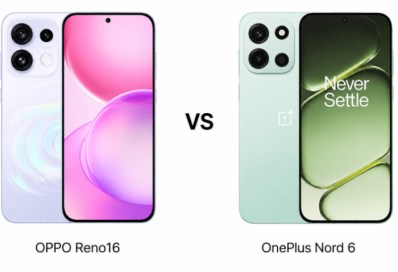 OPPO Reno16 vs OnePlus Nord 6 Comparison