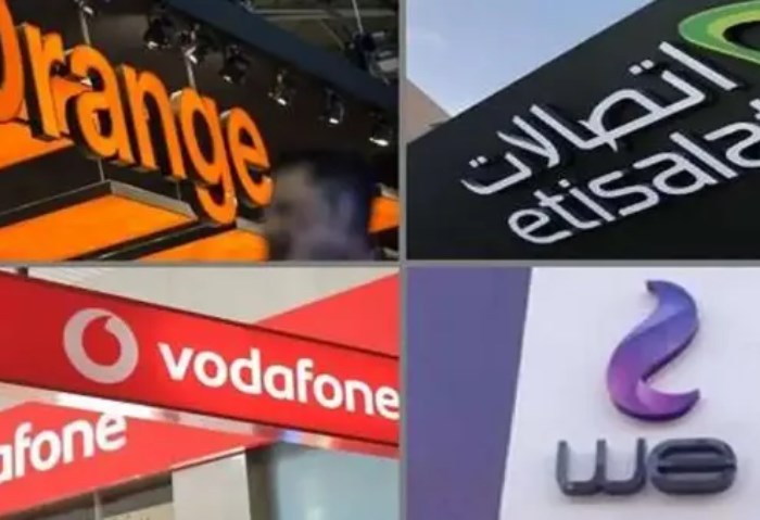 شركات المحمول الاربعه