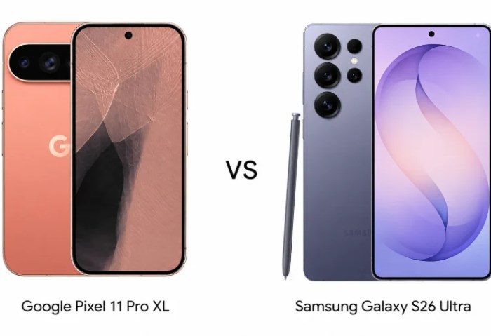 Google Pixel 11 Pro XL vs Samsung Galaxy S26 Ultra