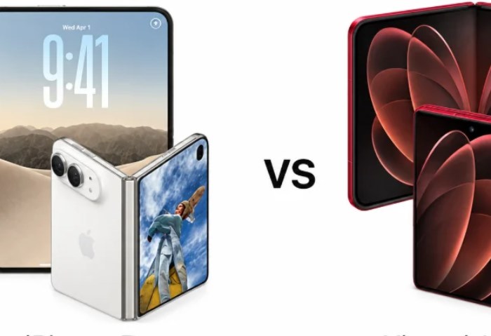iPhone Duo vs Xiaomi 18 Fold