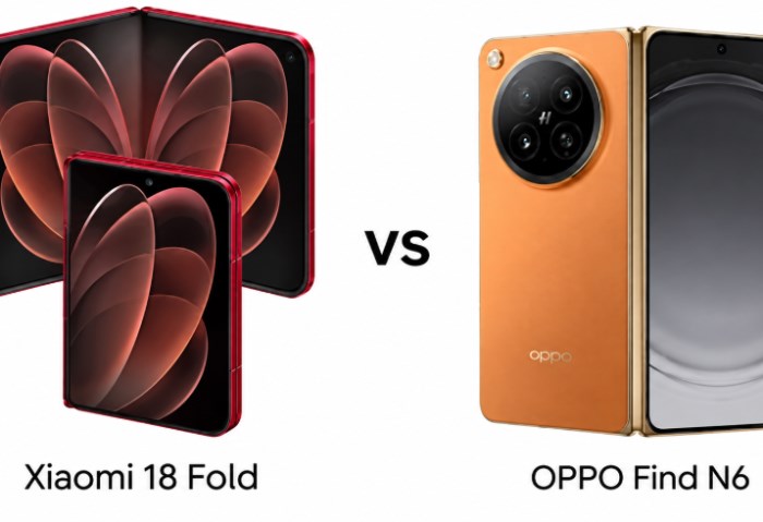 Xiaomi 18 Fold vs OPPO Find N6