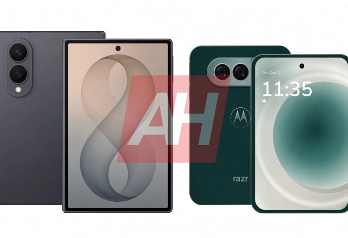 Galaxy Z Fold 8 وMotorola razr flex